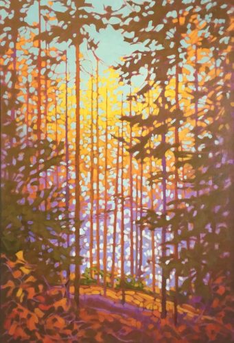 A Walk in the Woods, 36" x 24"