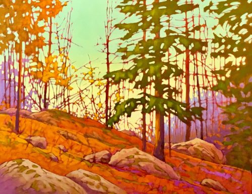 Hill Behind the Studio, 24" x 30"