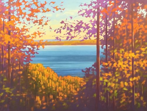 Smoke Lake, 30" x 40"