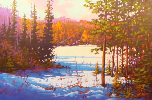 Winter Shadows, 24" x 30"